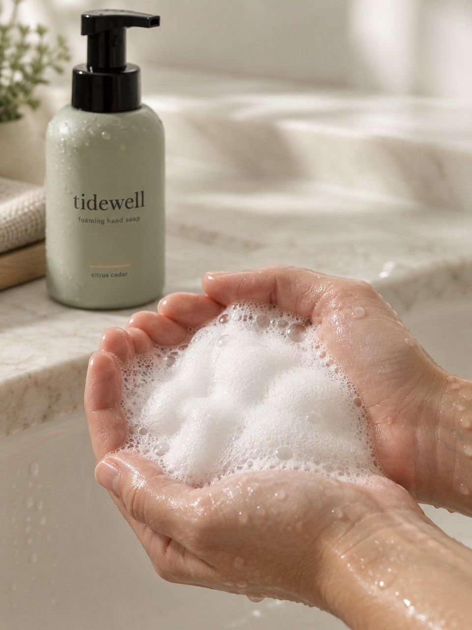Why foam uses less soap