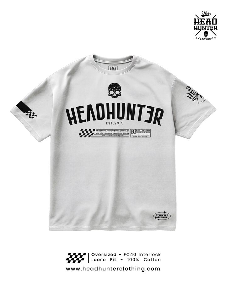 Final - Headhunter Shirt (White) - Sleeve Edited