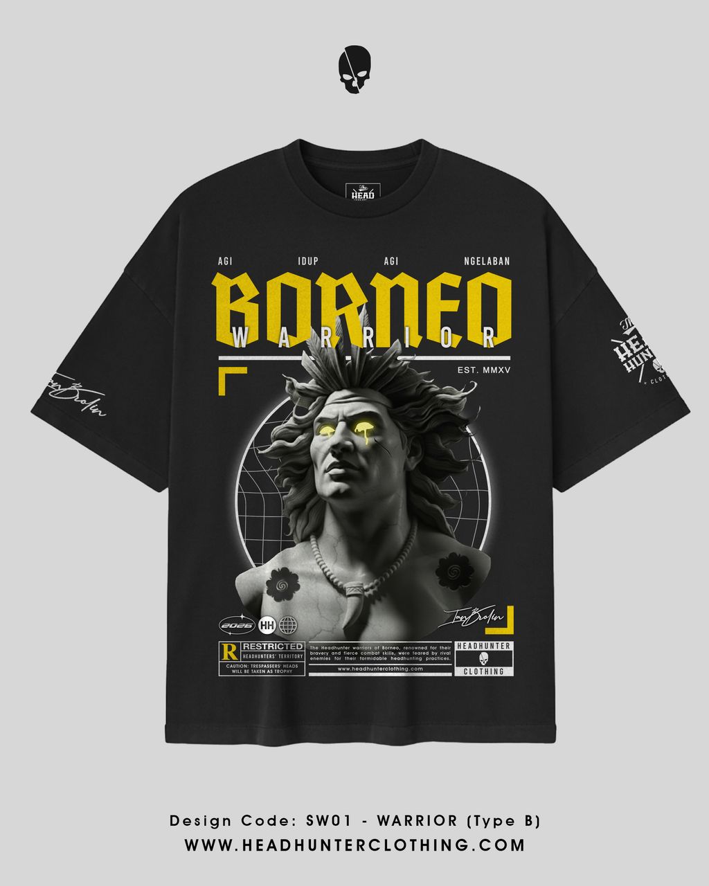 SW01 FRONT - BLACK (Type B)