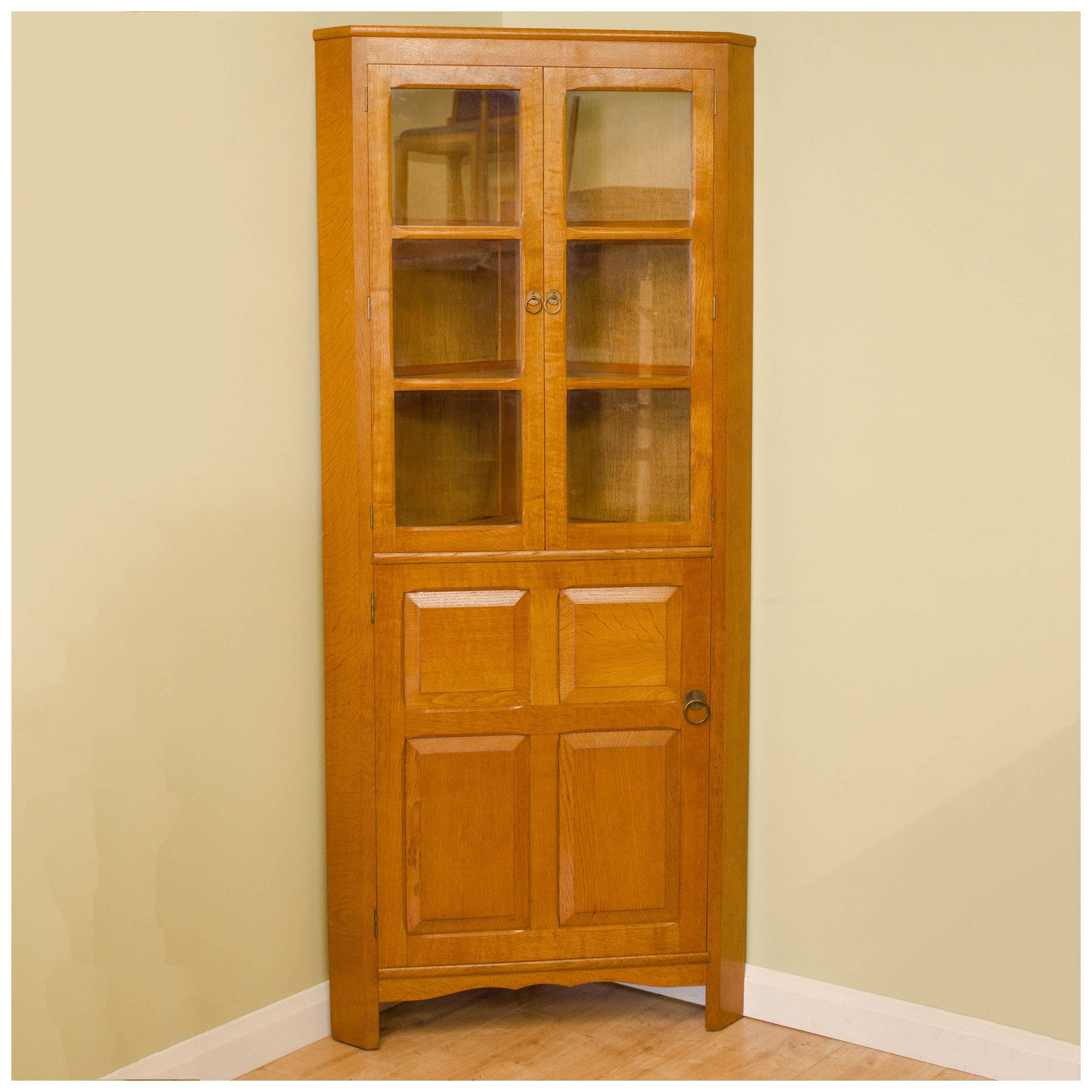 Arts Crafts Light Oak Corner Cupboard By Reynolds Of Ludlow Arts Crafts Light Oak Corner Cupboard By Reynolds