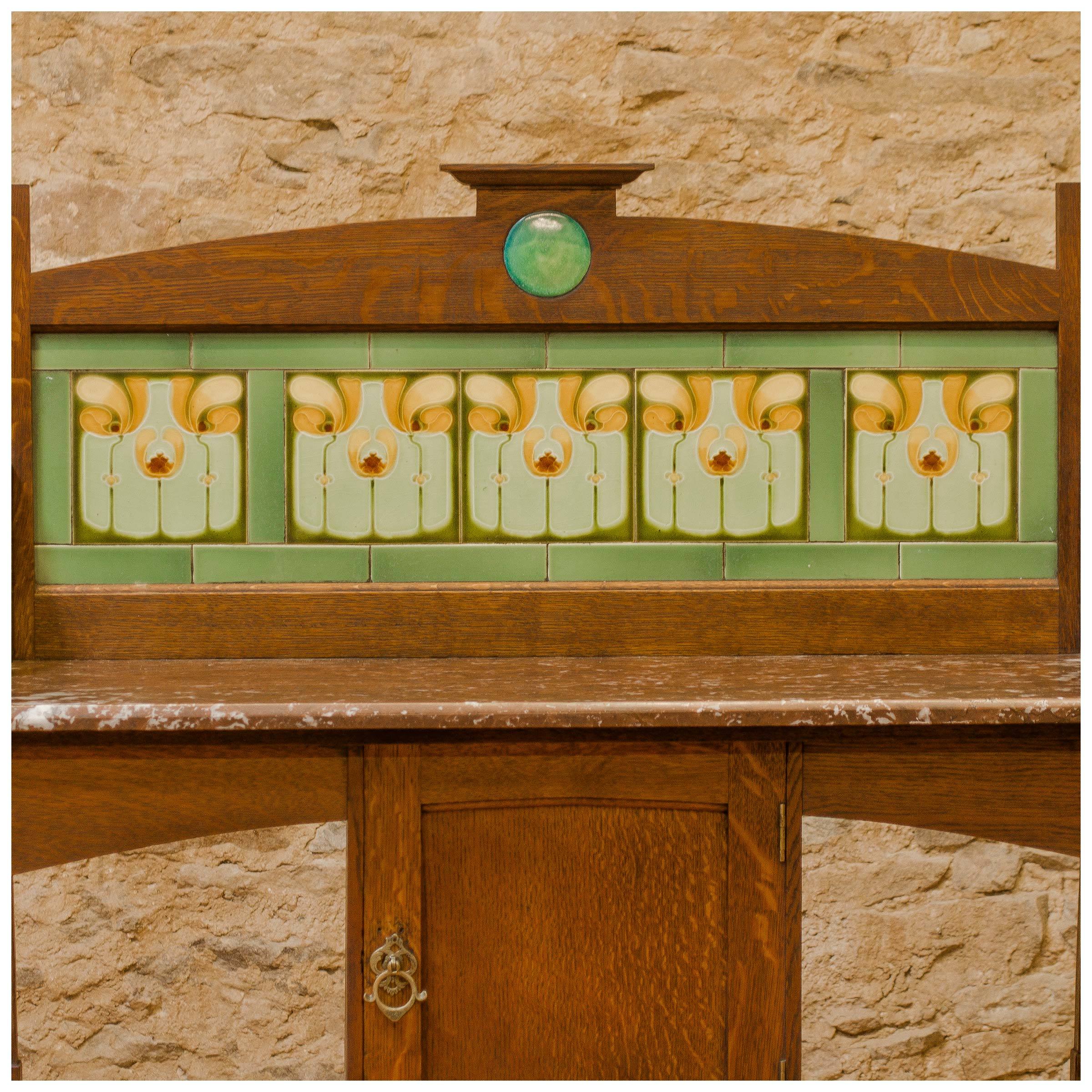 Shapland & Petter, Barnstaple Arts Crafts Oak Marble and Tile Wash