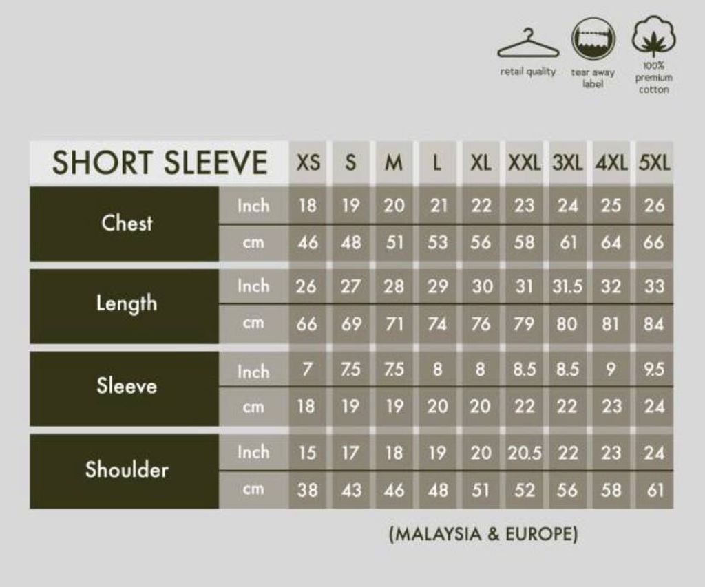 size chart baru