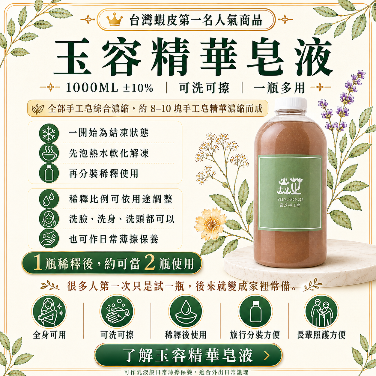  | 台灣焱芝手工皂soap(肥皂香皂)