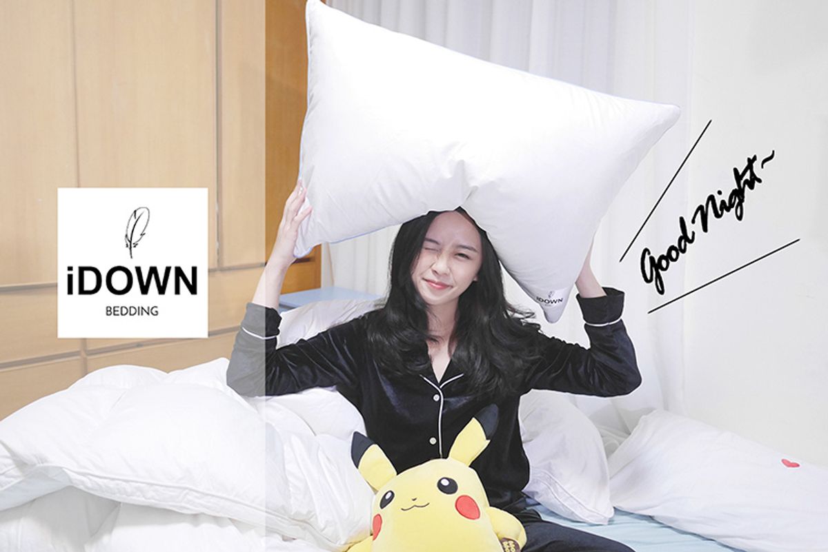 〖 寢具 〗iDOWN BEDDING 讓我暖暖睡 iDOWN 98超保暖波蘭羽絨冬被 iDOWN滾邊舒眠羽絨枕