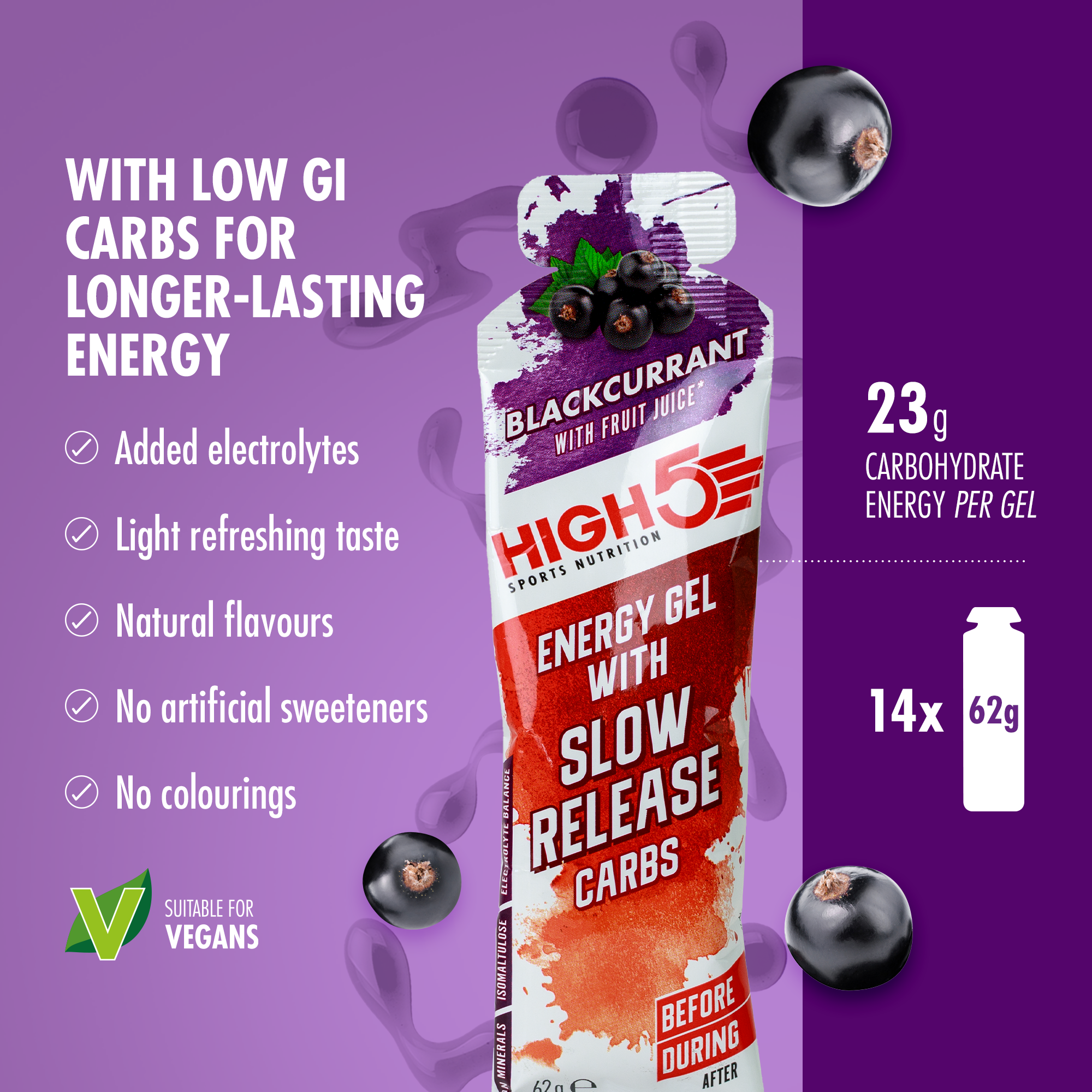 Energy Gel with Slow Release Carbs_Blackcurrant_Benefits