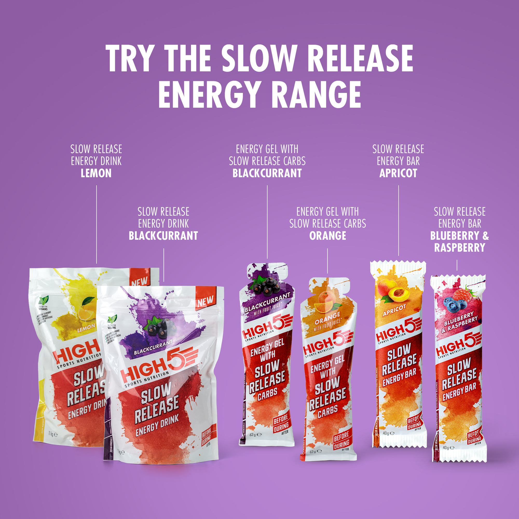 Energy Gel with Slow Release Carbs_Blackcurrant_Try the range