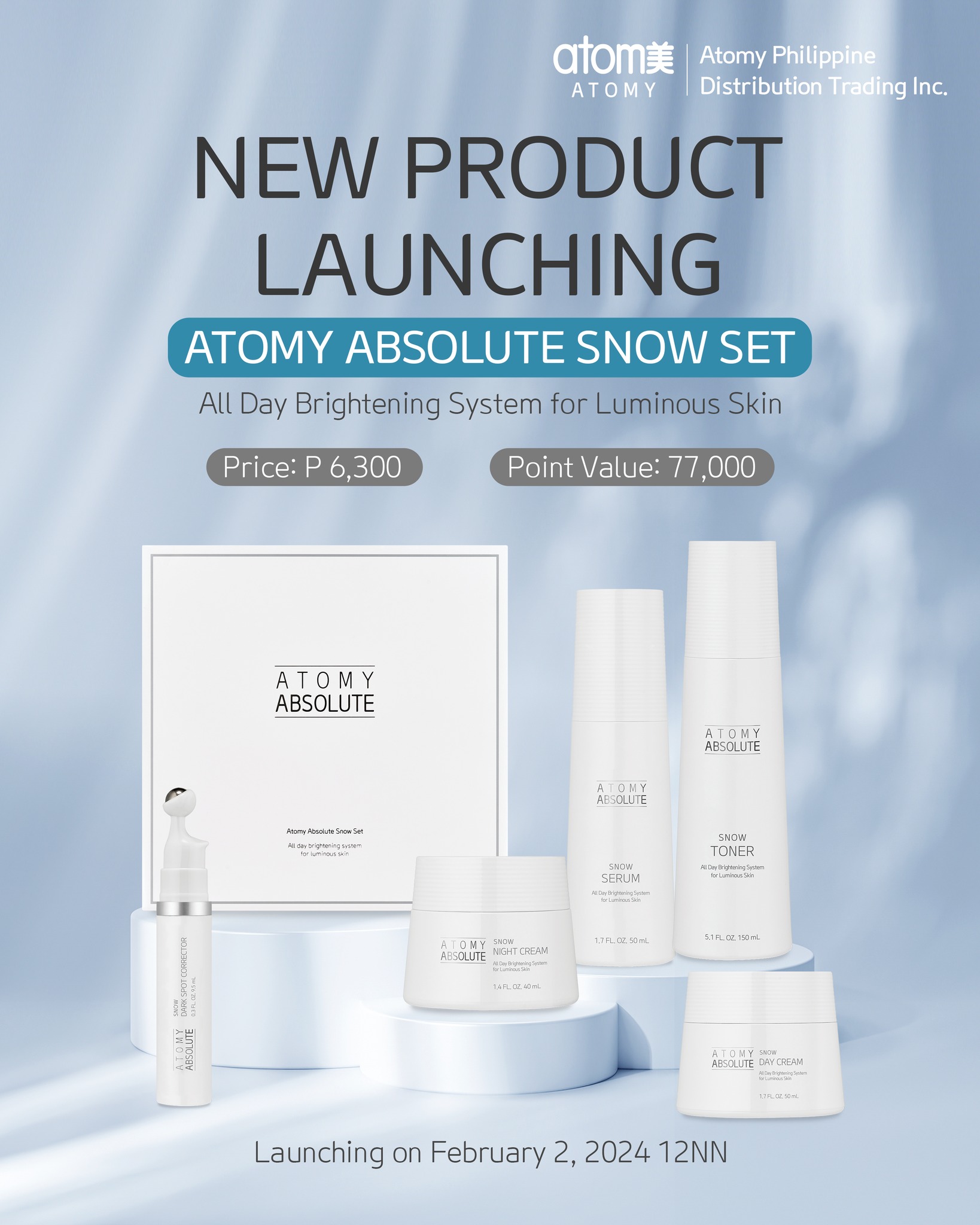 Atomy Absolute Snow New Launch