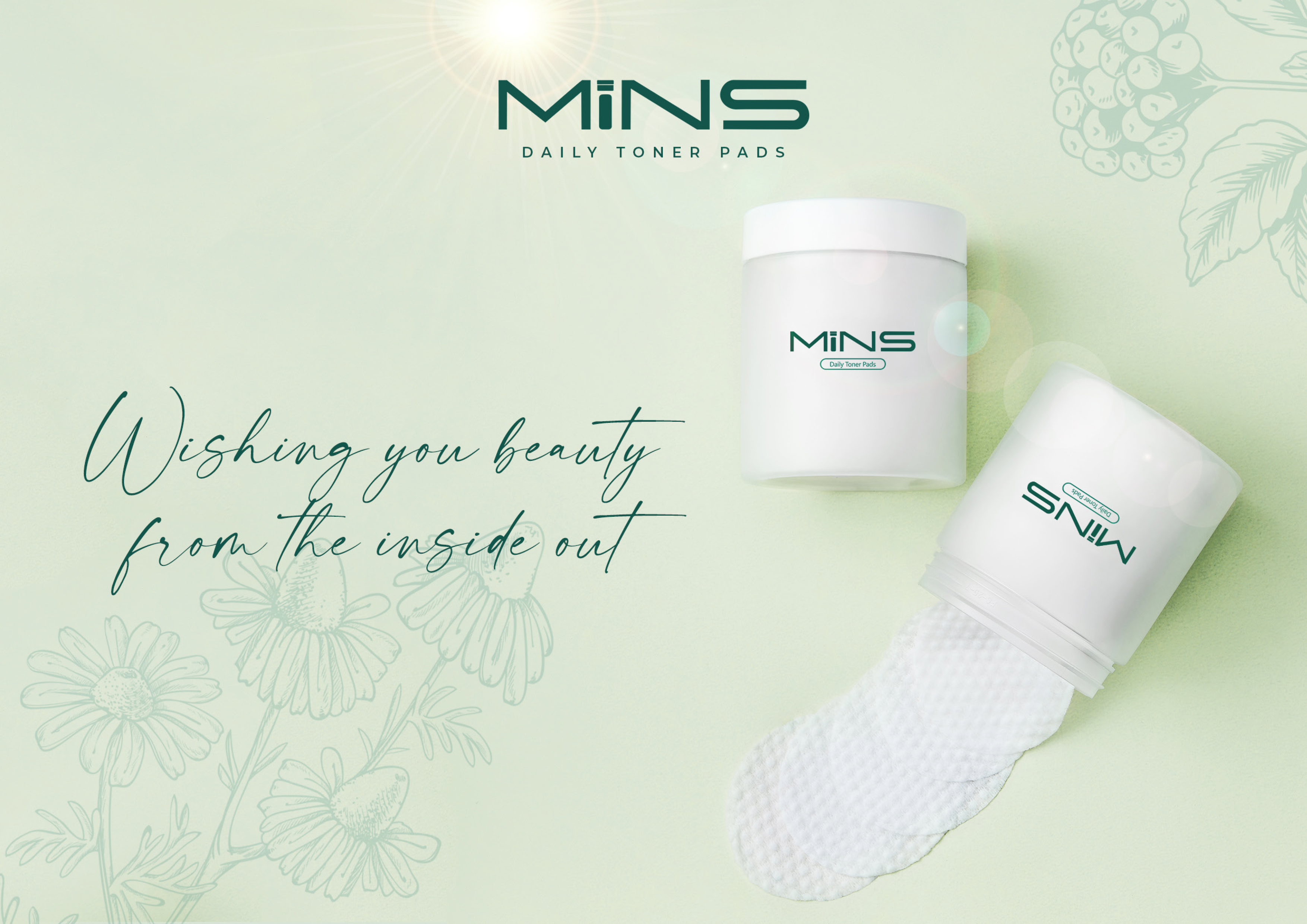 MINS DAILY TONER PADS - wishing