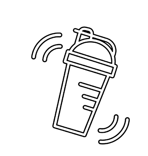 步骤3：摇匀饮用