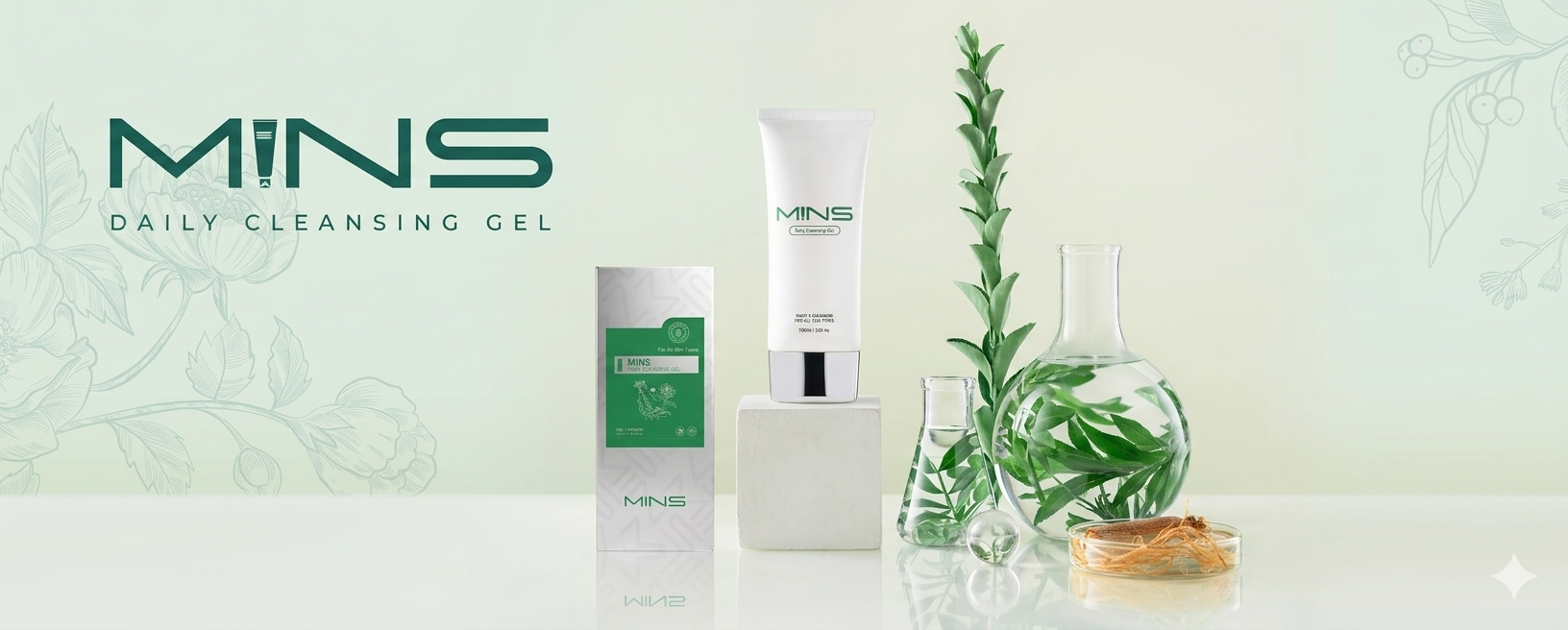 Daily Cleansing Gel 洁面凝胶 | MINS by SOM1 产品详情页（新包装） 