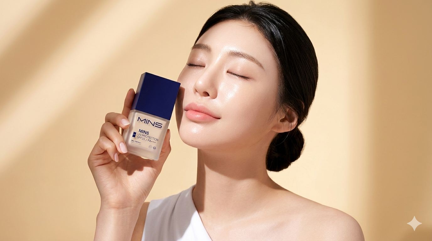 MINS防晒乳夏日通勤与户外生活方式展示