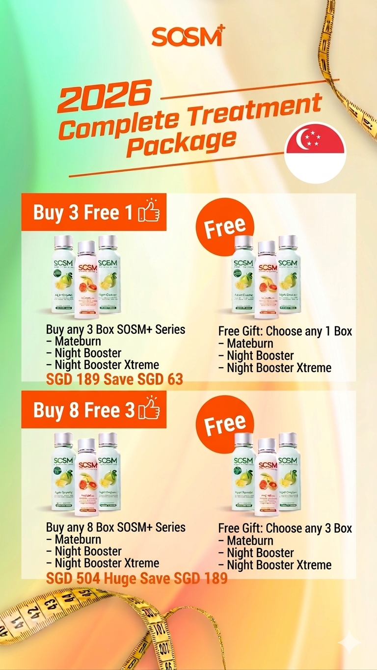 SOSM+ Mateburn Night Booster Extra - Singapore