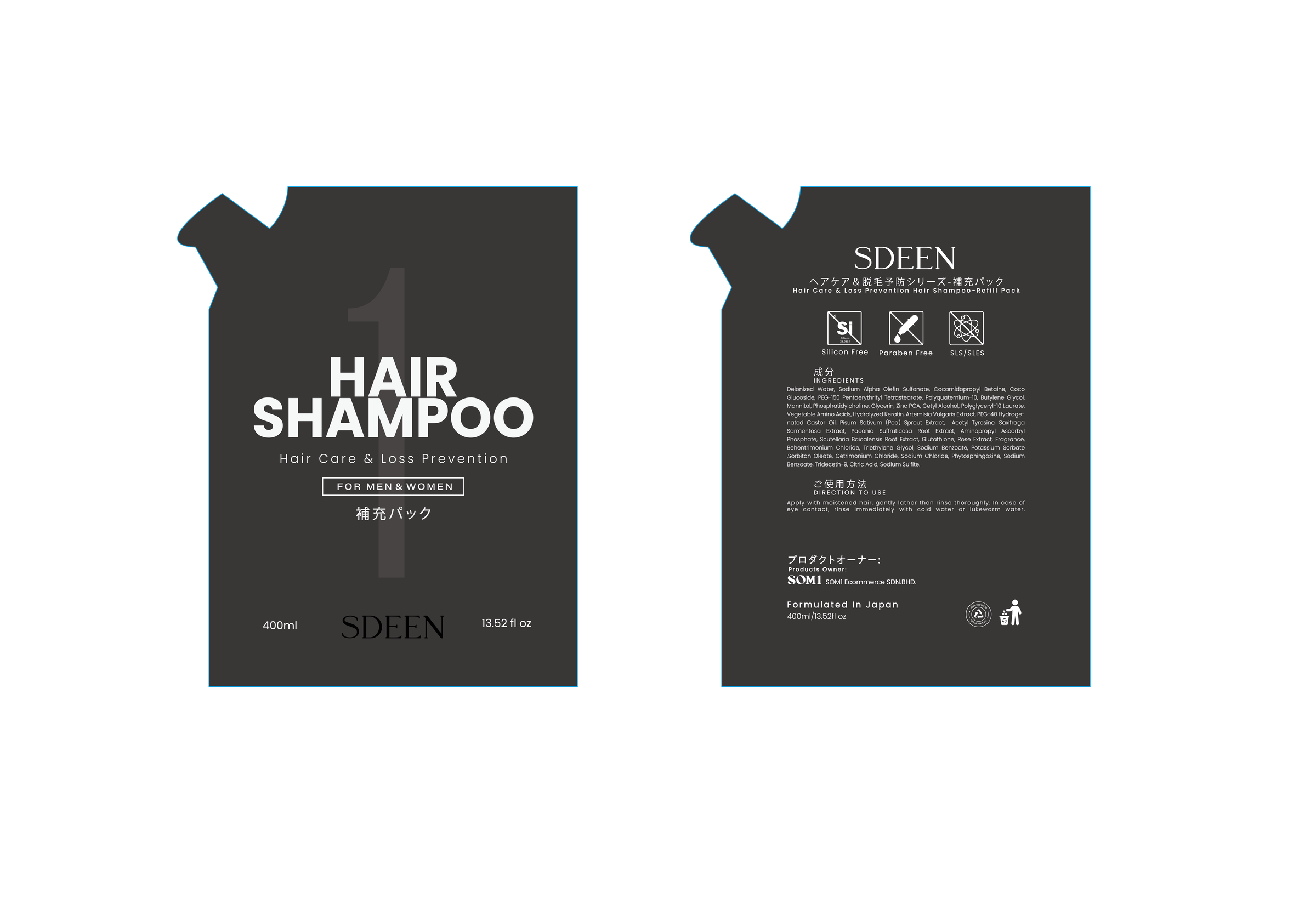 SDEEN Hair Shampoo refill pack