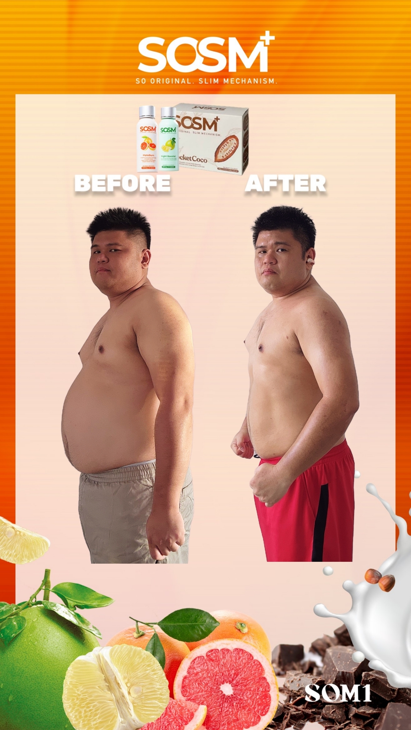 SOSM+ Testimoni oleh pemilik kedai | Hilang berat badan 8kg dalam 2 bulan