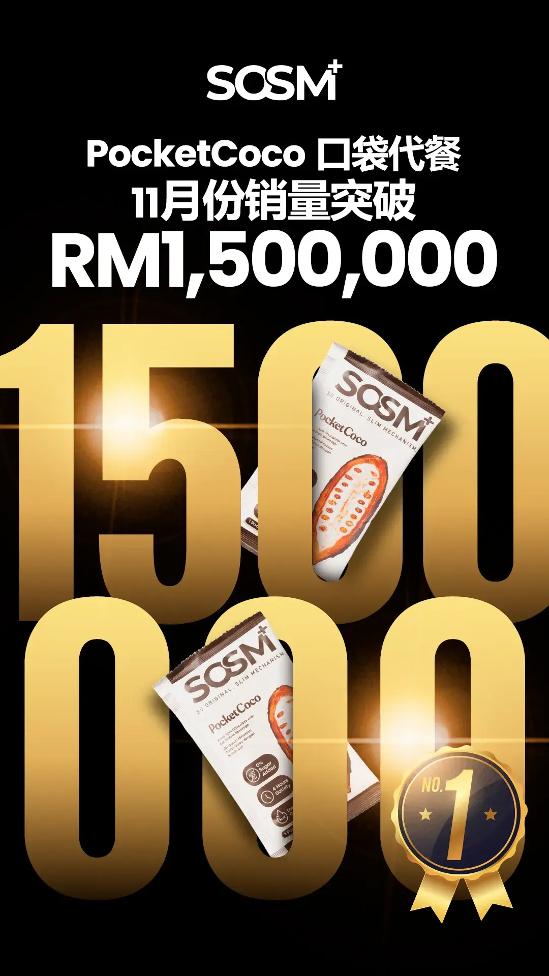 SOSM PLUS POCKET COCO - 15000 SALES