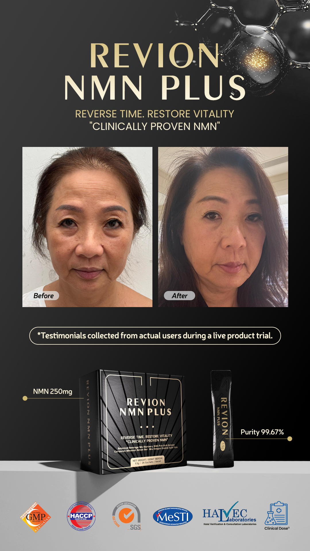 Revion NMN Plus | Testimonial | Singapore 新加坡
