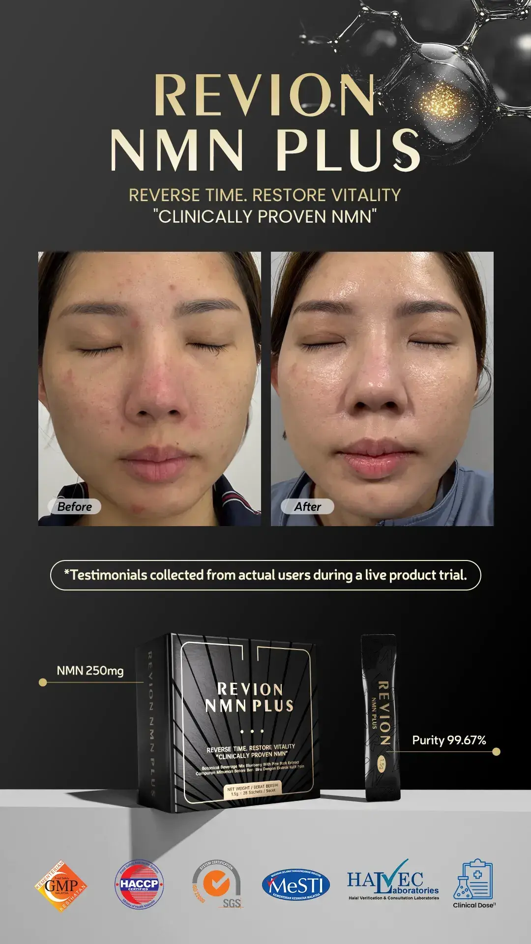 Revion NMN Plus | Testimonial | Singapore 新加坡