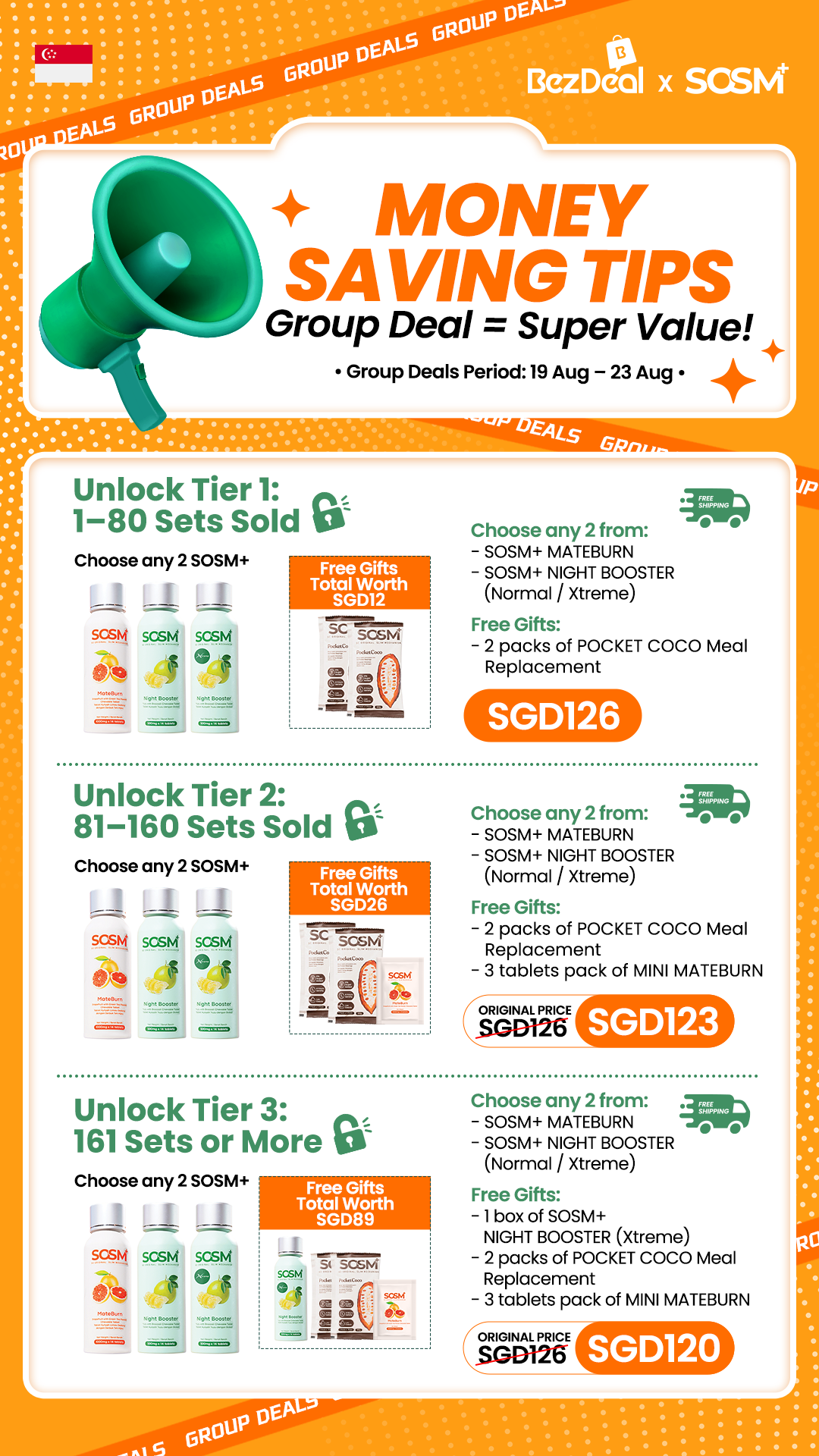 SOSM+ Group Buy Singapore