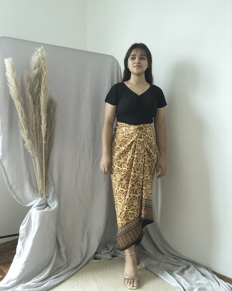 Leah Skirt Wrapped Skirt Pareo Pareo Instant Kumangandco Kumang Kumangco