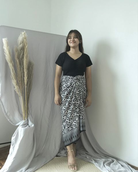 Leah Skirt Wrapped Skirt Pareo Pareo Instant Kumangandco Kumang Kumangco 4