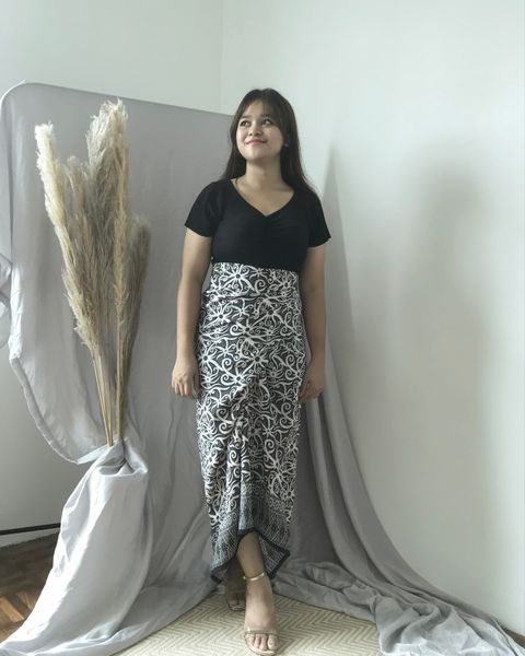 Leah Skirt Wrapped Skirt Pareo Pareo Instant Kumangandco Kumang Kumangco 3