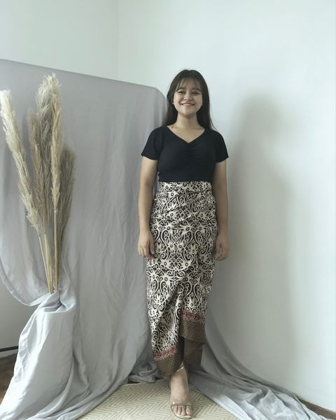 Leah Skirt Wrapped Skirt Pareo Pareo Instant Kumangandco Kumang Kumangco 6