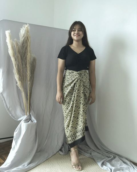 Leah Skirt Wrapped Skirt Pareo Pareo Instant Kumangandco Kumang Kumangco 16