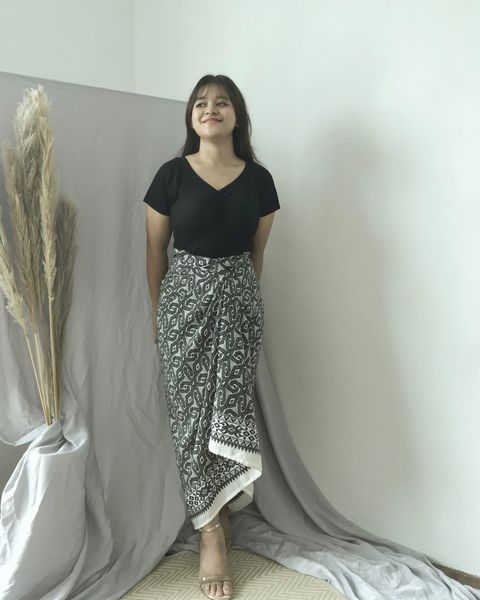 Leah Skirt Wrapped Skirt Pareo Pareo Instant Kumangandco Kumang Kumangco 13