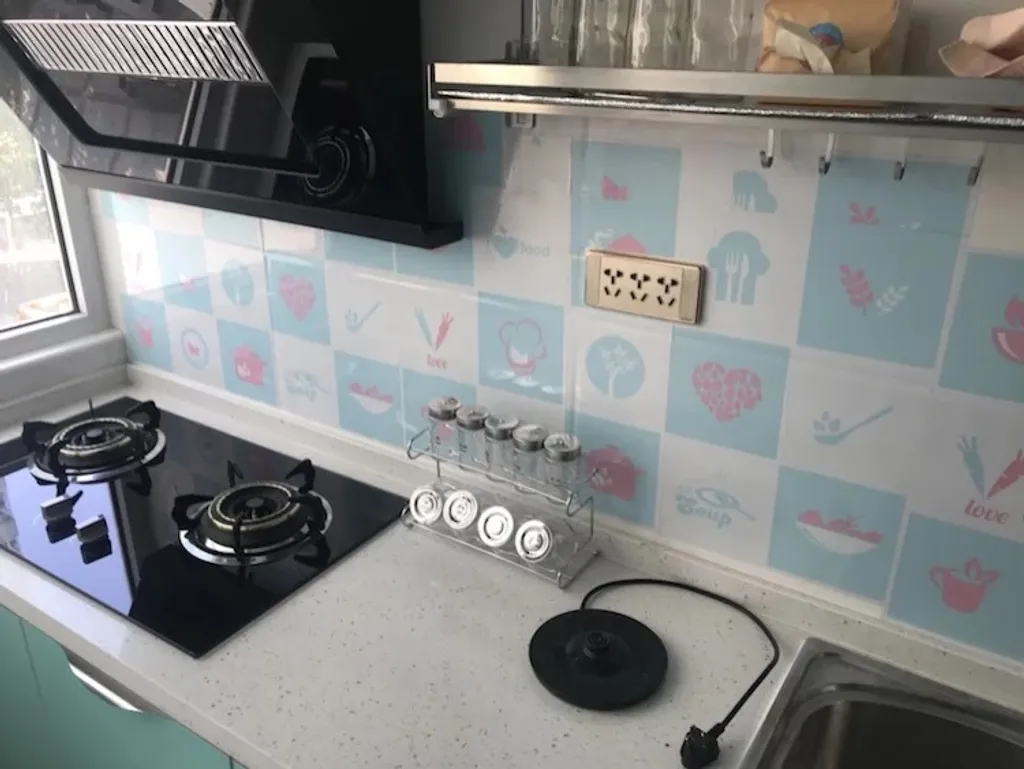 Kitchen Accessories Kitchen Aluminium Wall Sticker Home Decor