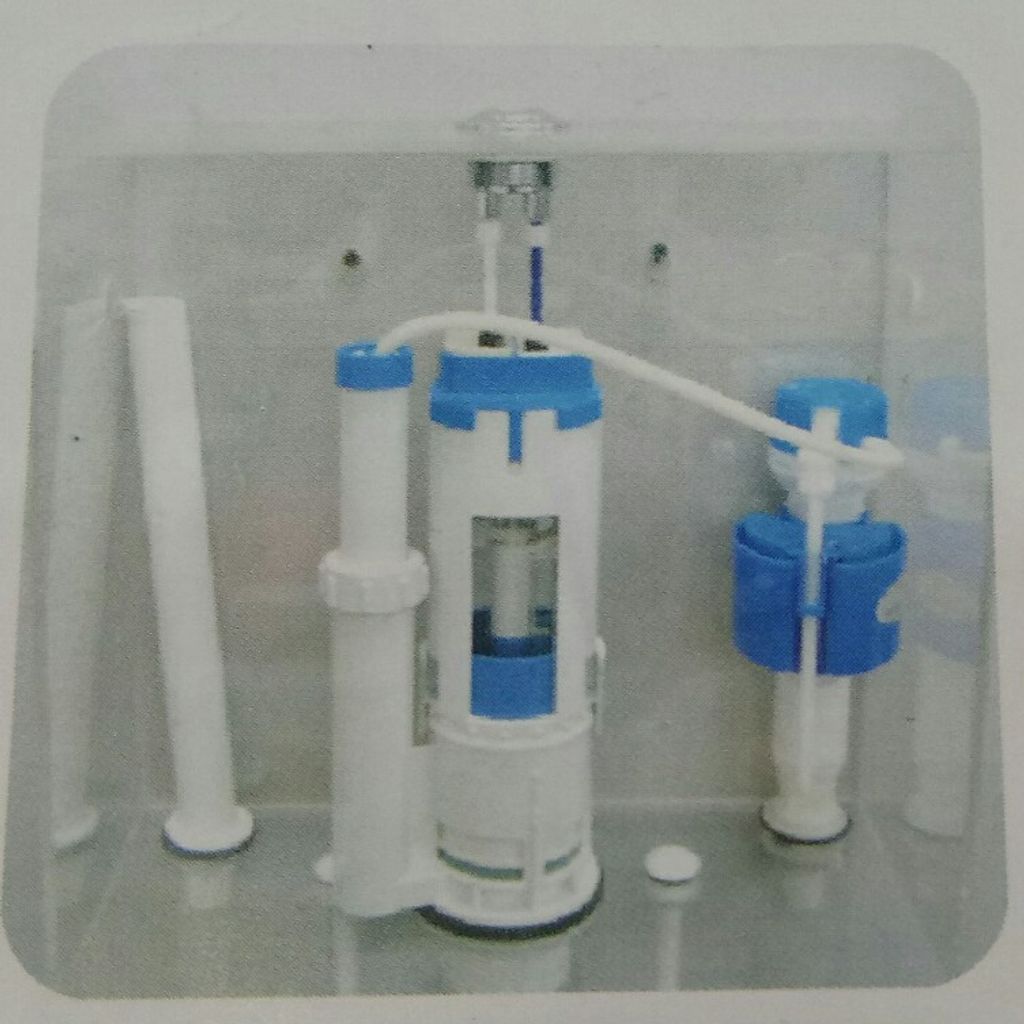 WC Fitting Toilet Bowl Accessories WC Internal Fitting Single Press Button For Close Couple