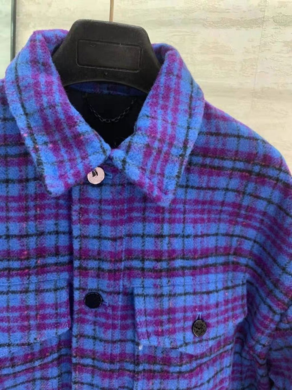 Shop Louis Vuitton Cropped Flannel Embellished Blouson (1A5QEL) by  PrincessButlar