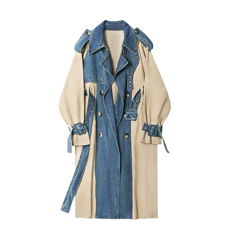 Denim Harper Trench Coat – Never Fully Dressed