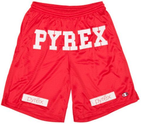 Champion Shorts Pyrex Virgil XXL White Pyrex Vision Shorts Kanye