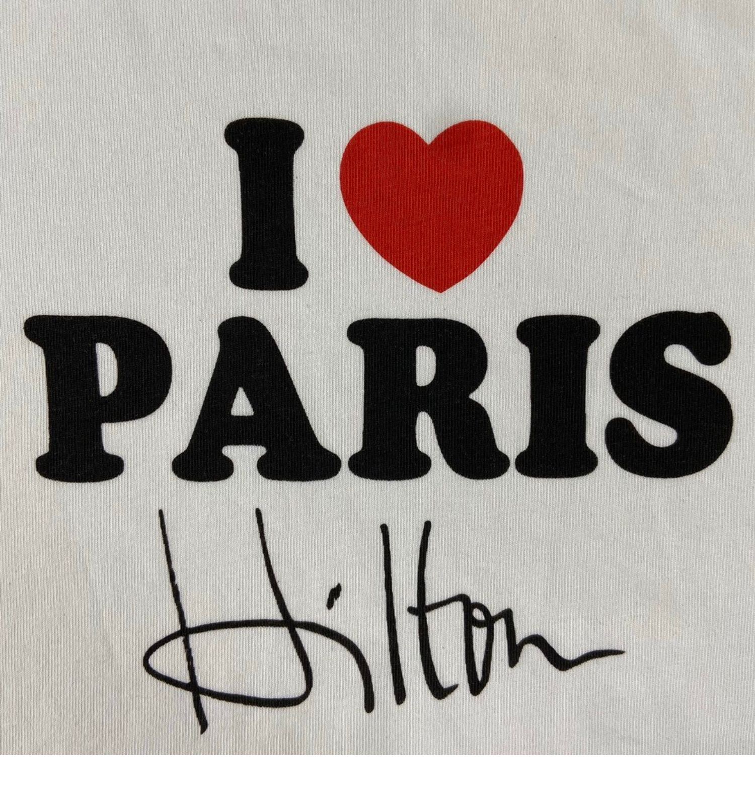 I love paris hilton sales t shirt