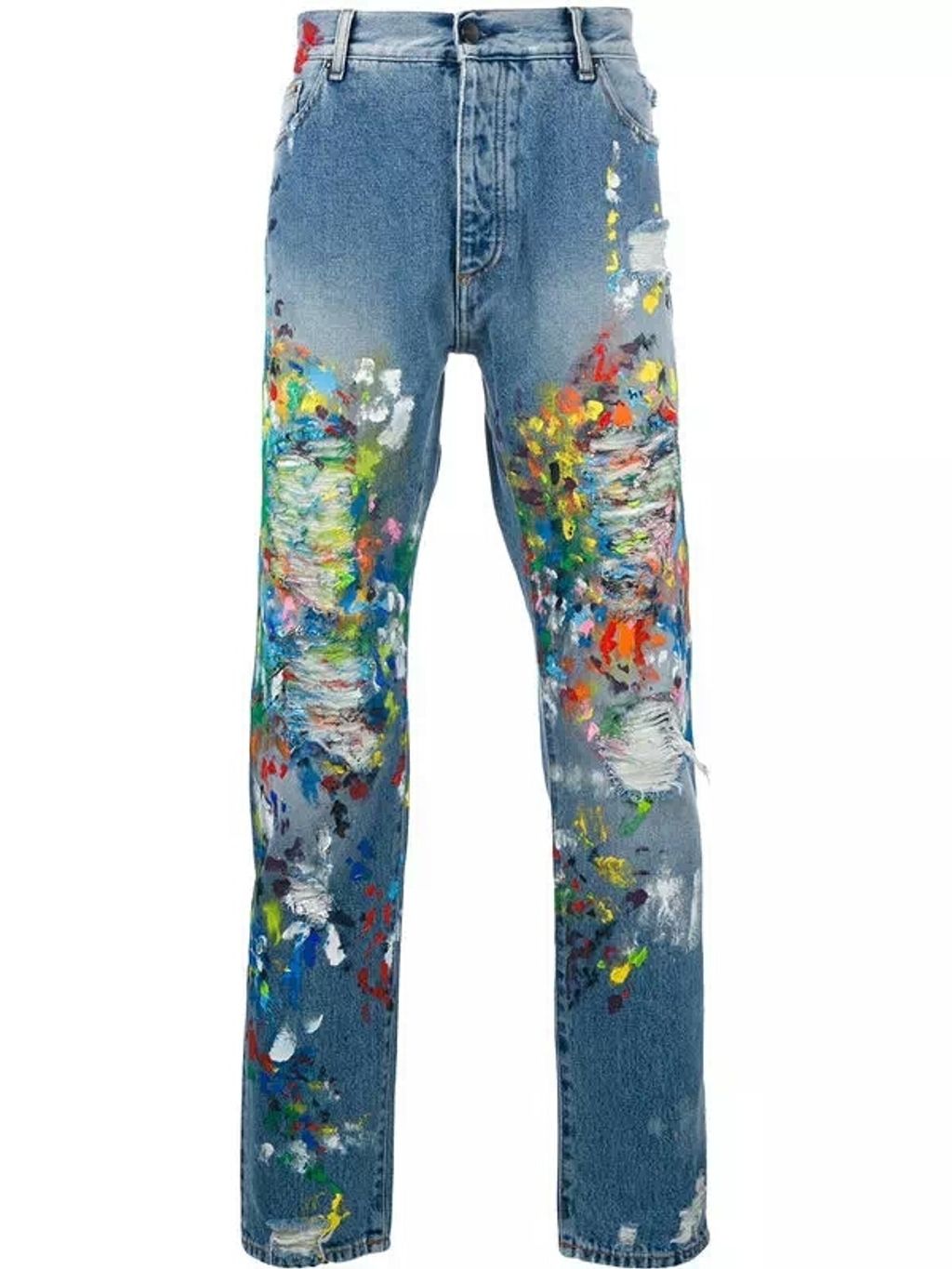 Paint Splatter Jeans