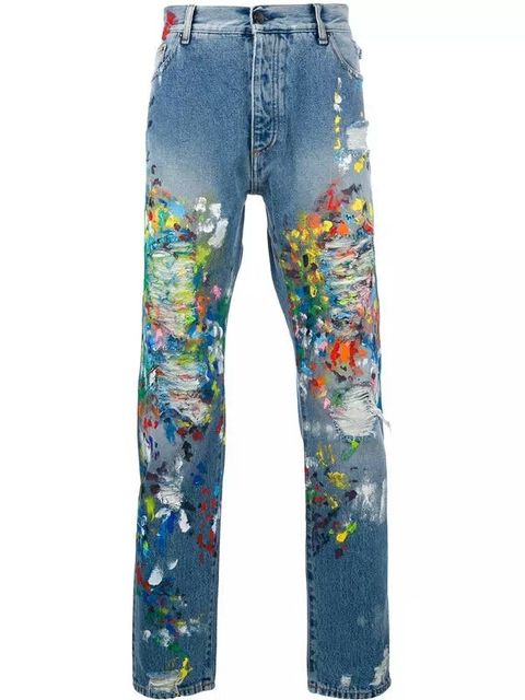 Indie Designs Splatter Paint Distressed Jeans – Indie Designs Clothing