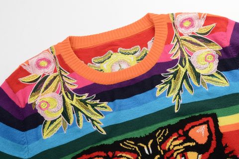 J Hope Rainbow Tiger Sweater Jersey Bts Jhope Dna Sweater DNA J