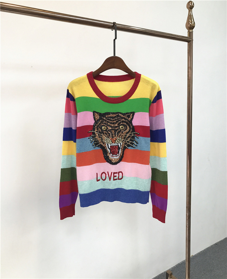 Indie Designs Rainbow Tiger Embroidery 