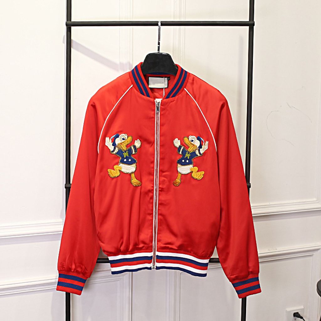Indie Designs Donald Duck Embroidered Bomber Jacket – Indie Designs Clothing