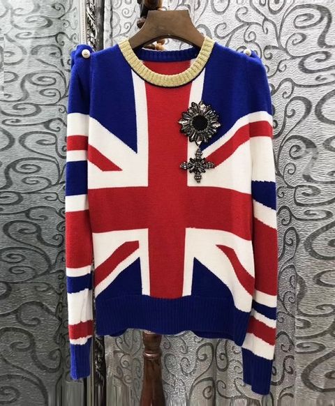 Indie Designs Union Jack Wool Sweater – Indie Designs Clothing