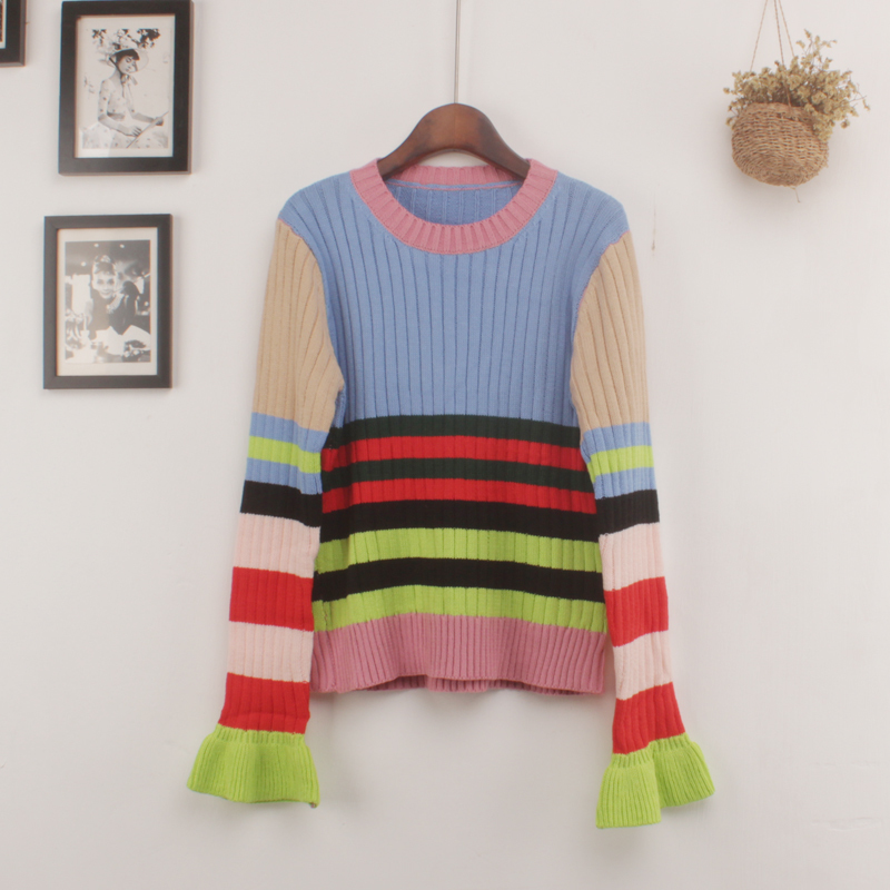 Indie Designs Striped Wool and Cashmere Sweater – Indie Designs Clothing