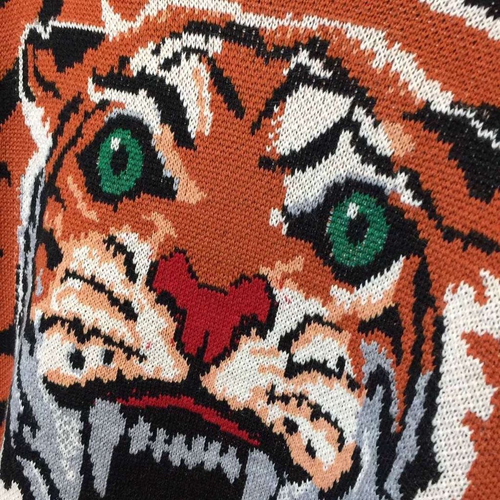 Indie Designs Tiger Intarsia Sweater – Indie Designs Clothing