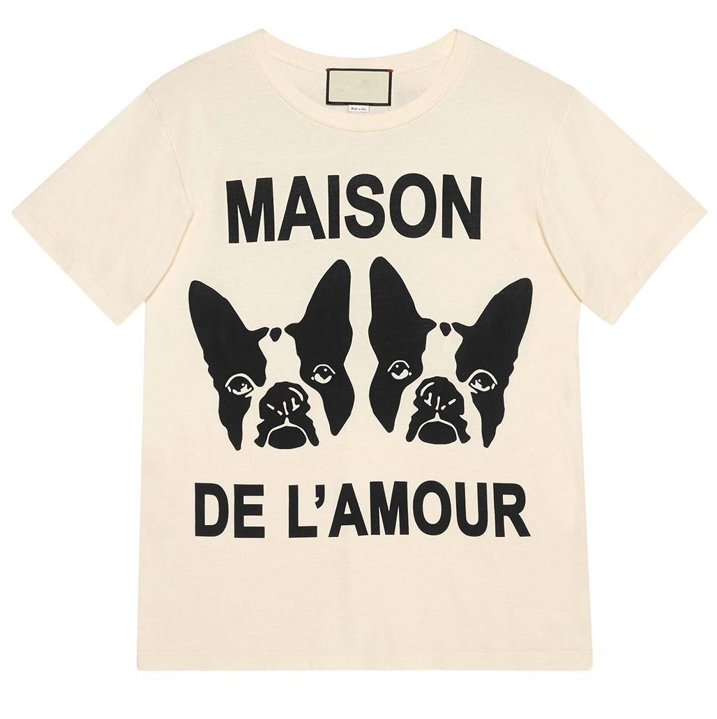 Indie Designs "Maison de l'Amour" Bulldog Printed T-shirt – Indie Designs  Clothing