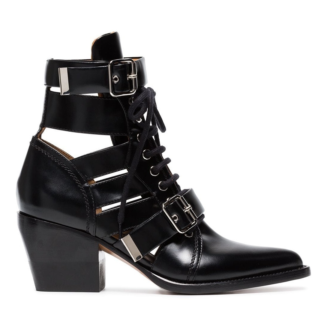 Indie Designs black Rylee 60 Leather Buckle Ankle Boots – Indie Designs ...