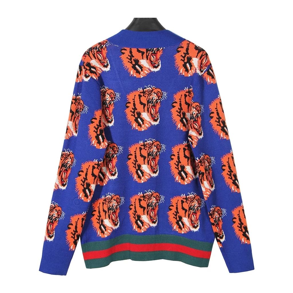 Indie Designs Tiger Jacquard Wool Cardigan – Indie Designs Indie Designs Tiger Jacquard Wool Cardigan – Indie Designs
