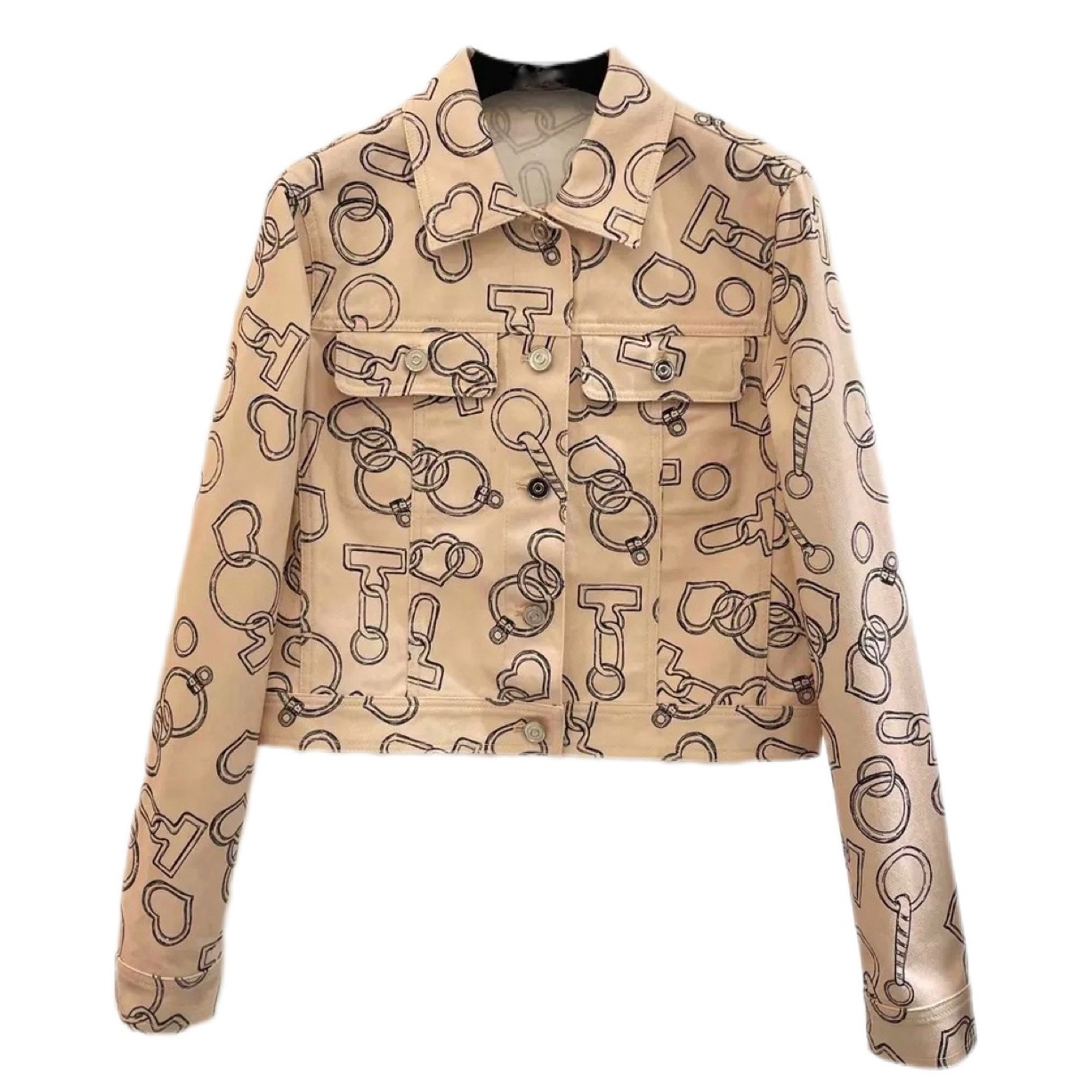 Indie Designs Effet Kaleidoscope Finesse Denim Jacket Indie Designs Clothing