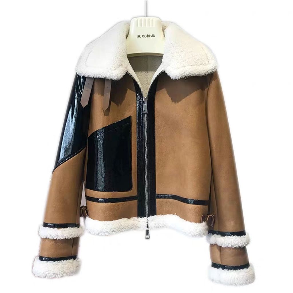 Indie Designs Down Hood Crabier Crop Shearling Jacket – Indie Designs  Clothing