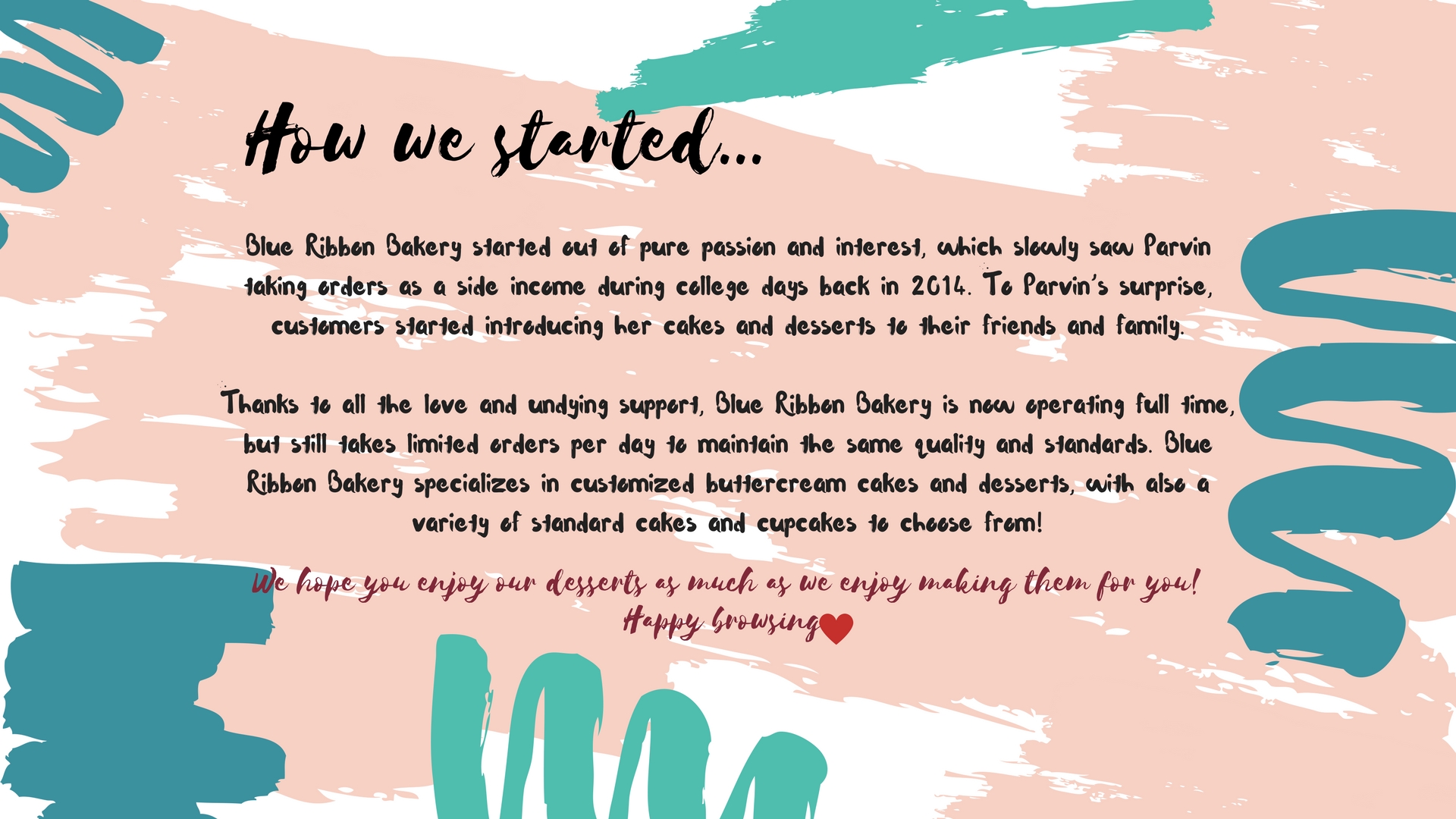 About Us – Blue Ribbon Bakery | Custom Made Cakes Malaysia