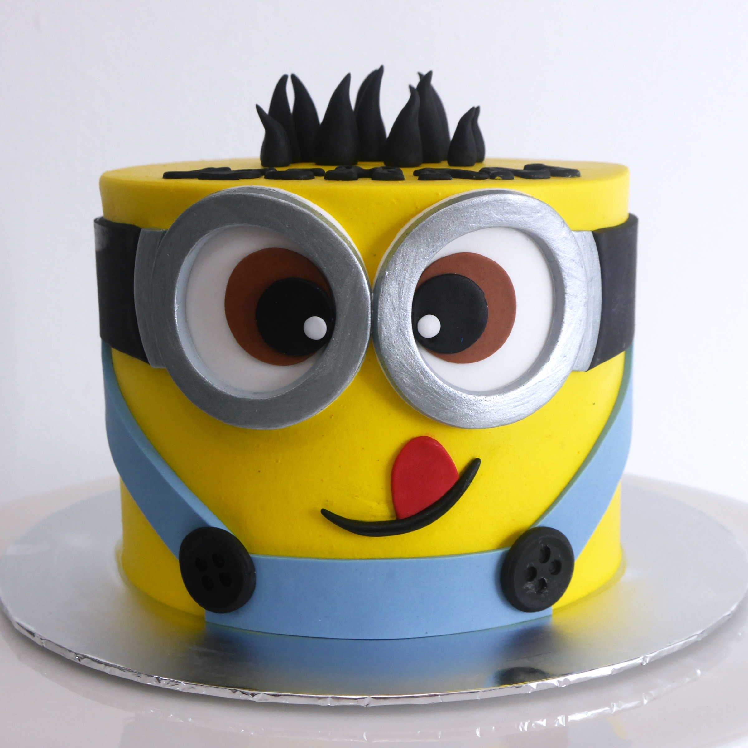 Minion Theme Cake, minion birthday cake with name