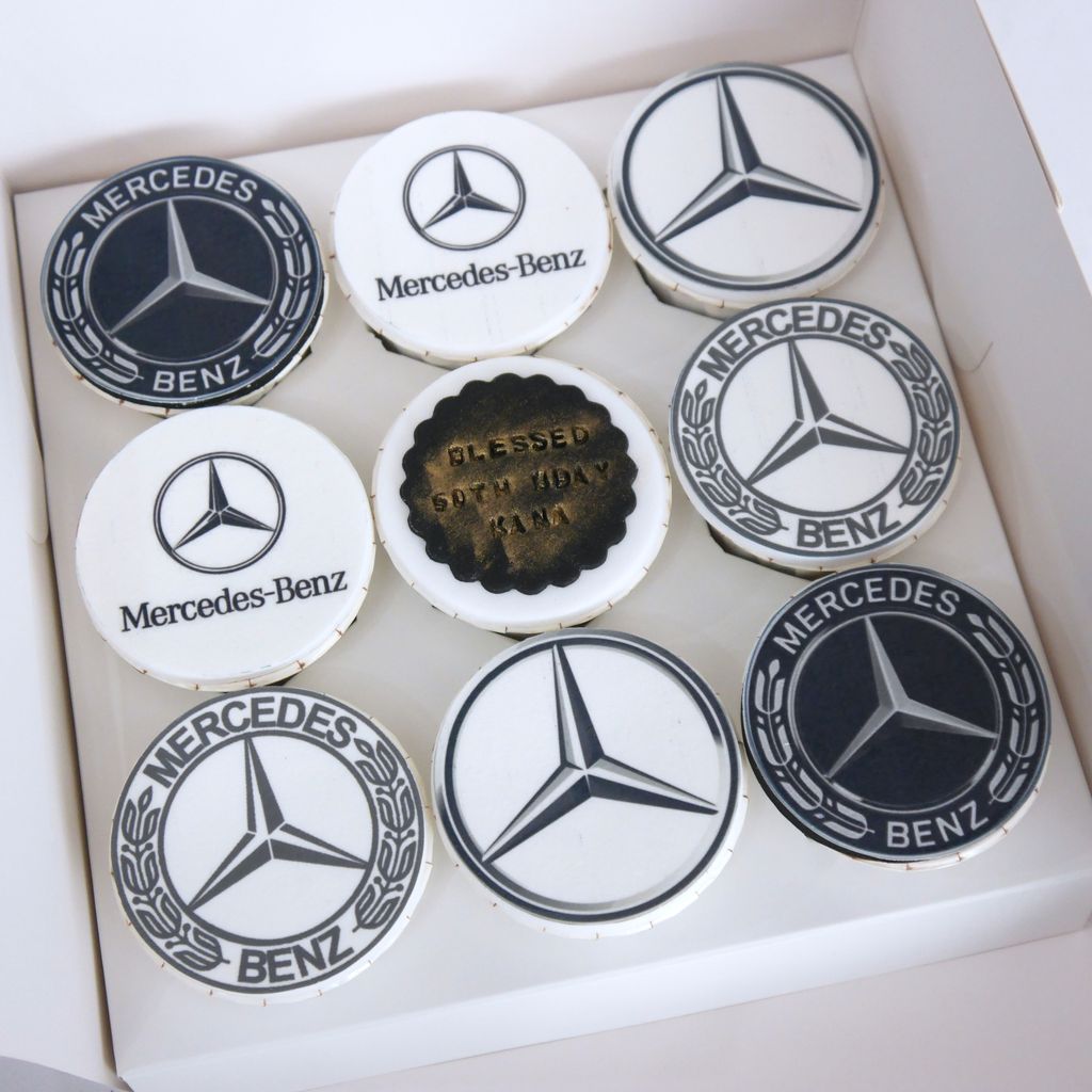 Mercedes Benz Cupcakes.JPG